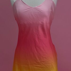 Princess Polly Pink and Yellow Ombre Dress